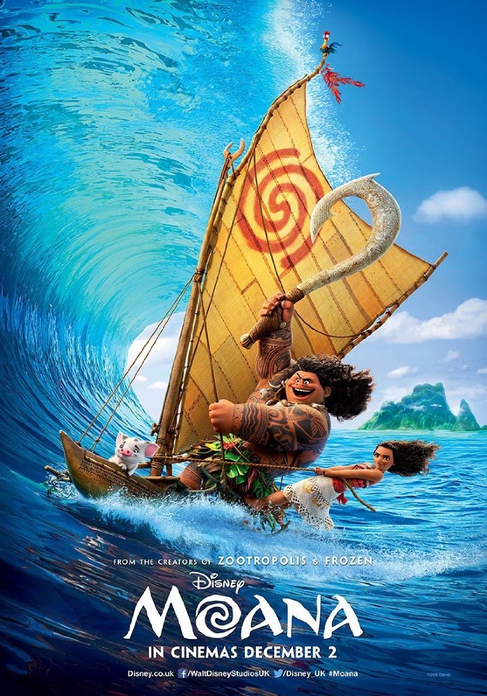 Moana wins for second time at weekend box office
