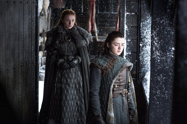 Sansa and Arya discuss the past