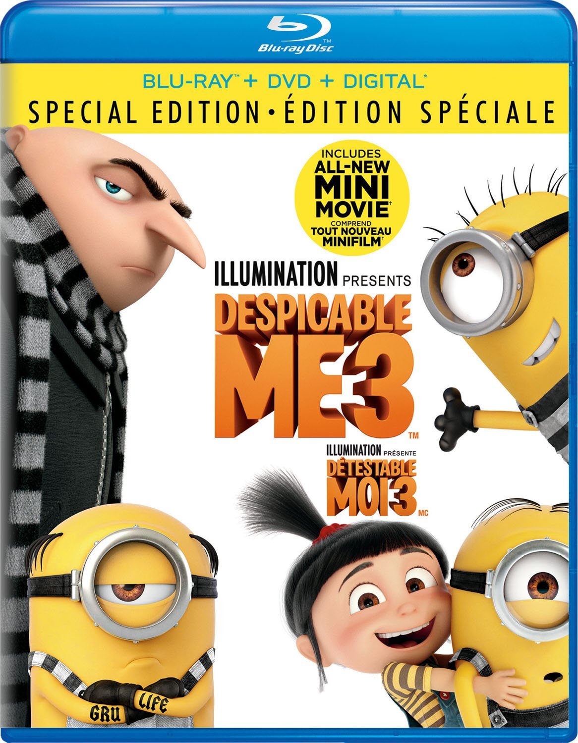 Despicable Me 3 now available on Blu-ray, DVD and Digital. Despicable Me 3 now available on Blu-ray, DVD and Digital.