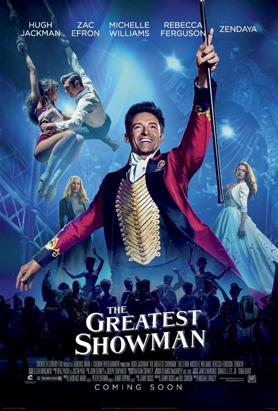 The Greatest Showman is now playing and more!