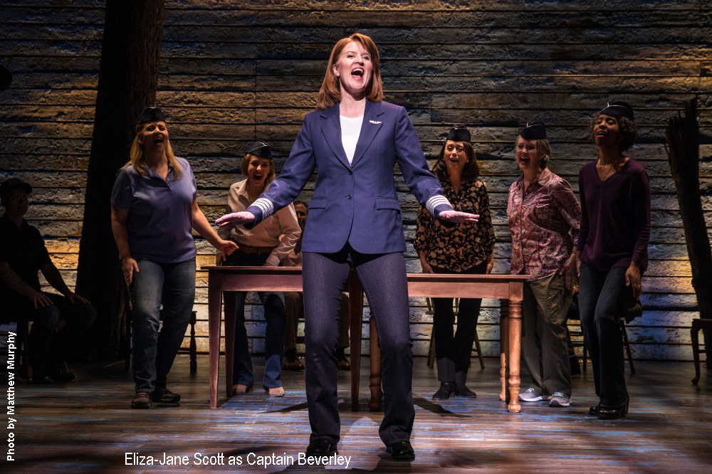 Eliza-Jane Scott belts out her solo in Come From Away