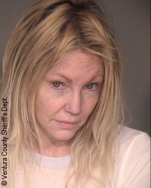 Heather Locklear mugshot © Ventura County Sheriff's Dept.