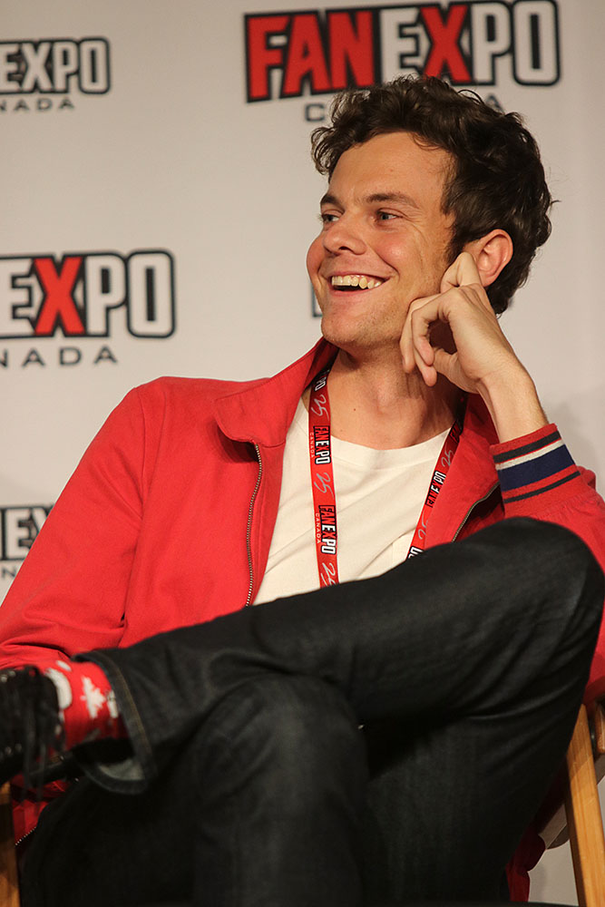 Jack Quaid during The Boys panel at Fan Expo