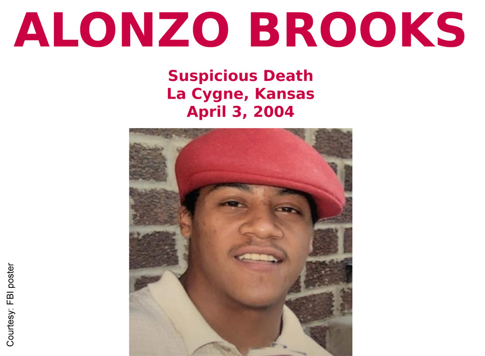 Alonzo Brooks FBI poster