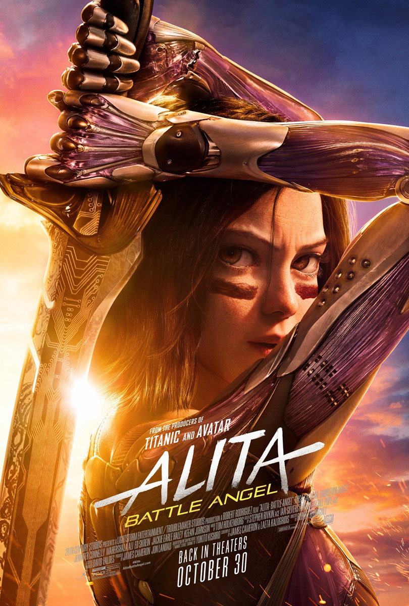 Alita: Battle Angel re-release poster