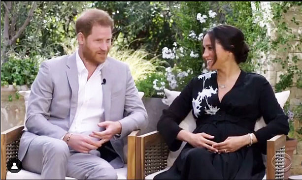 Prince Harry and Meghan Markle on Meghan's official Instagram