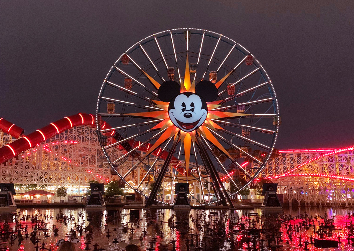 Mickey Fun Wheel at Disney California Adventure Park
