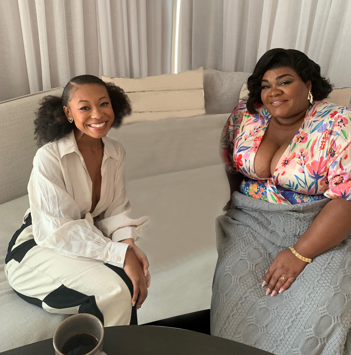 Jamila Gray and Da'Vine Joy Randolph in Toronto at TIFF. Photo courtesy Alexandra Heilbron