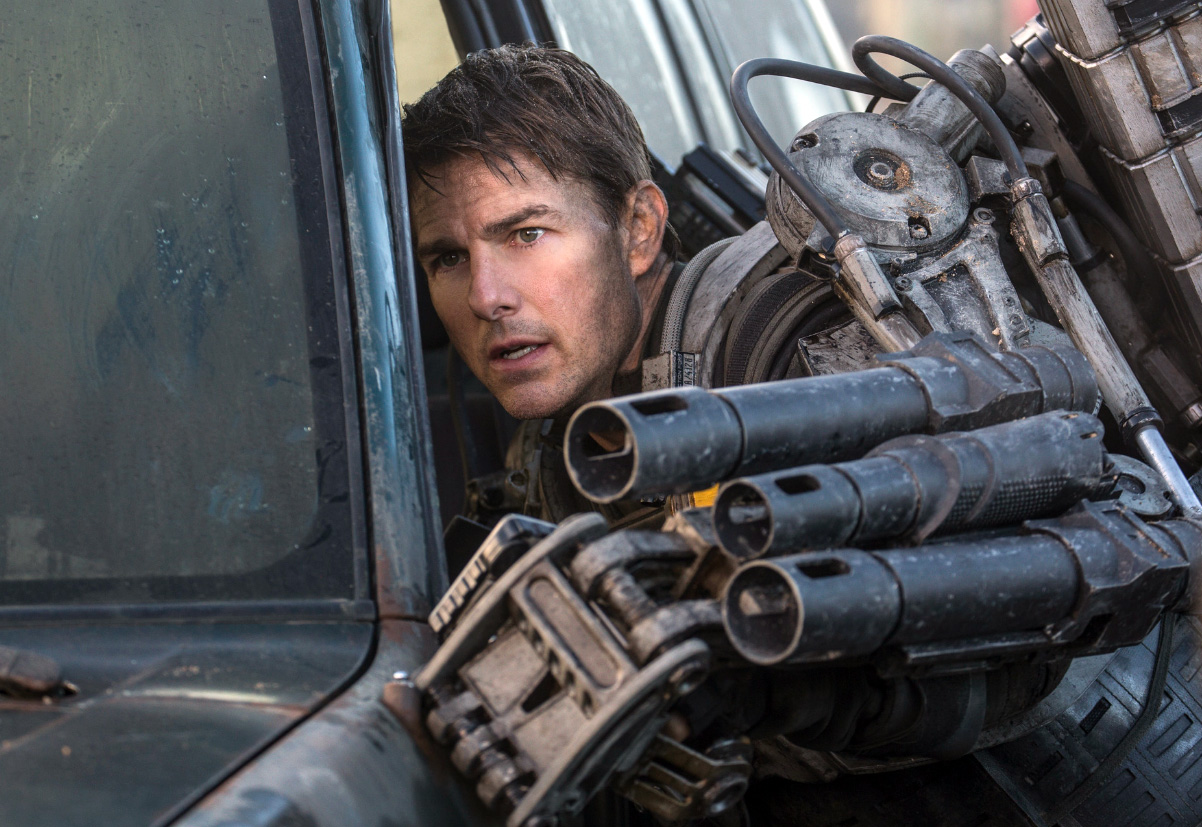 Tom Cruise in Edge of Tomorrow. Photo: David James / 2013 Warner Bros. Entertainment Inc.