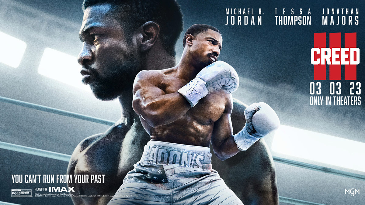 Creed III starring Michael B. Jordan