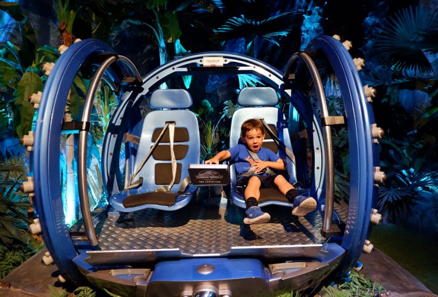 Trying out the Gyrosphere at Jurassic World: The Exhibition