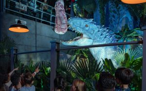 Feeding time at Jurassic World: The Exhibition!