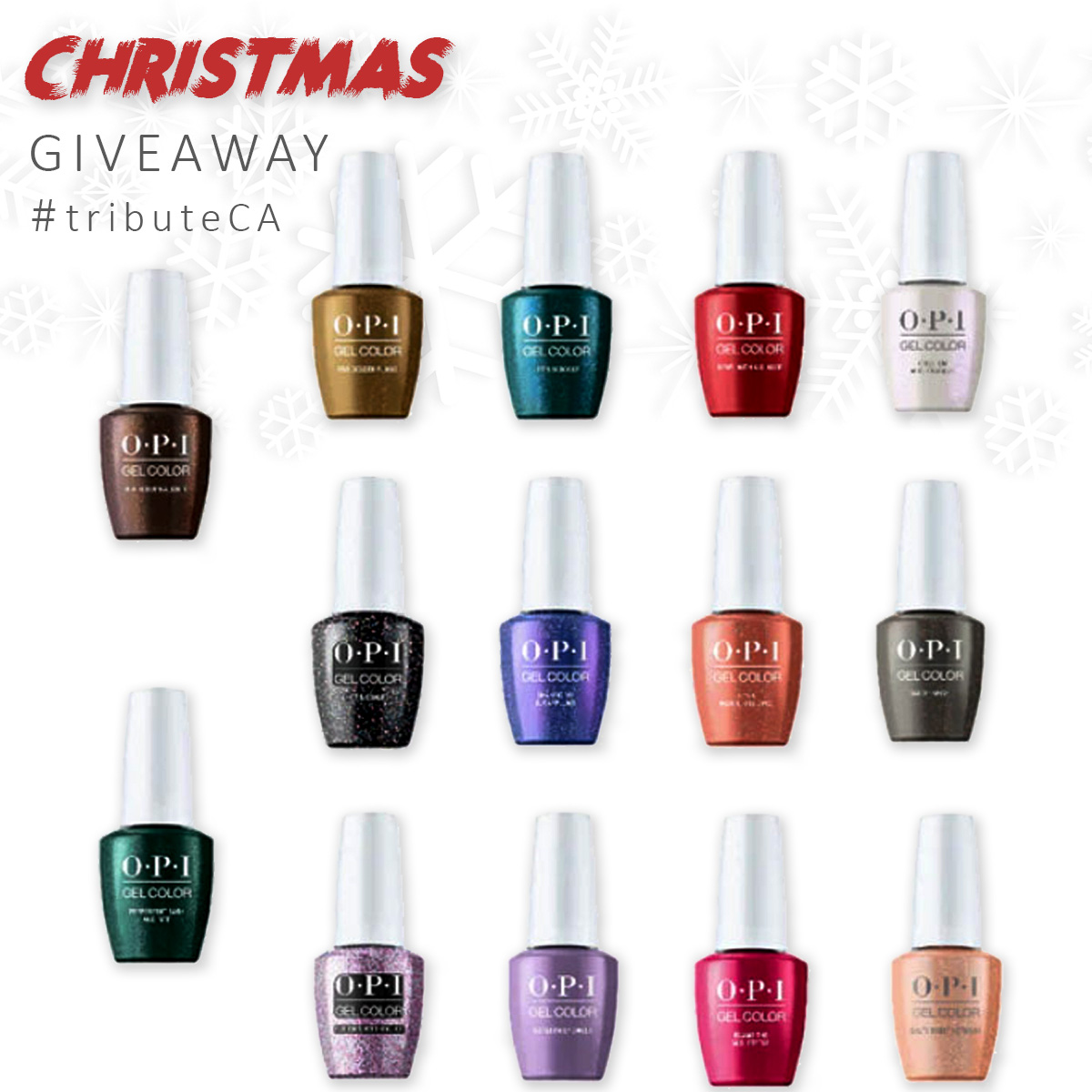 Christmas Giveaway OPI Terribly Nice Collection