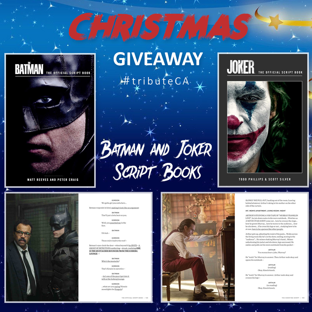 Christmas Giveaway #4 - Batman and Joker Script Books