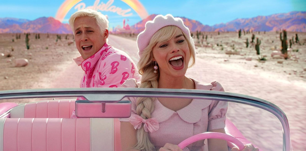 Ryan Gosling and Margot Robbie in Barbie