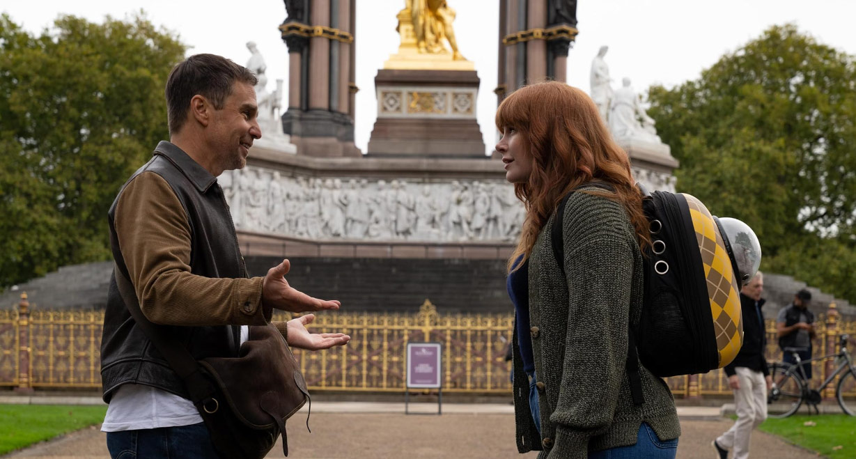 Sam Rockwell and Bryce Dallas Howard in Argylle